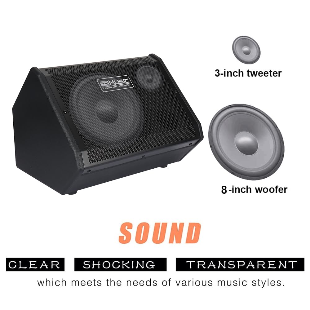 Amazon.co.jp: COOLMUSIC ドラムアンプ 50W、電気ドラムスピーカー